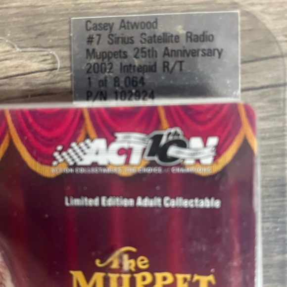 2002 casey atwood 7 sirius/muppets 25th Dodge 1 64th scale diecast - Picture 3 of 3